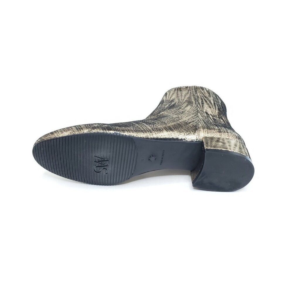 Stuart Weitzman S4127 Metallic Ankle Boots Bootie… - image 8